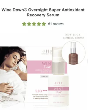 FHF WINE DOWN OVERNIGHT RECOVERY SERUM