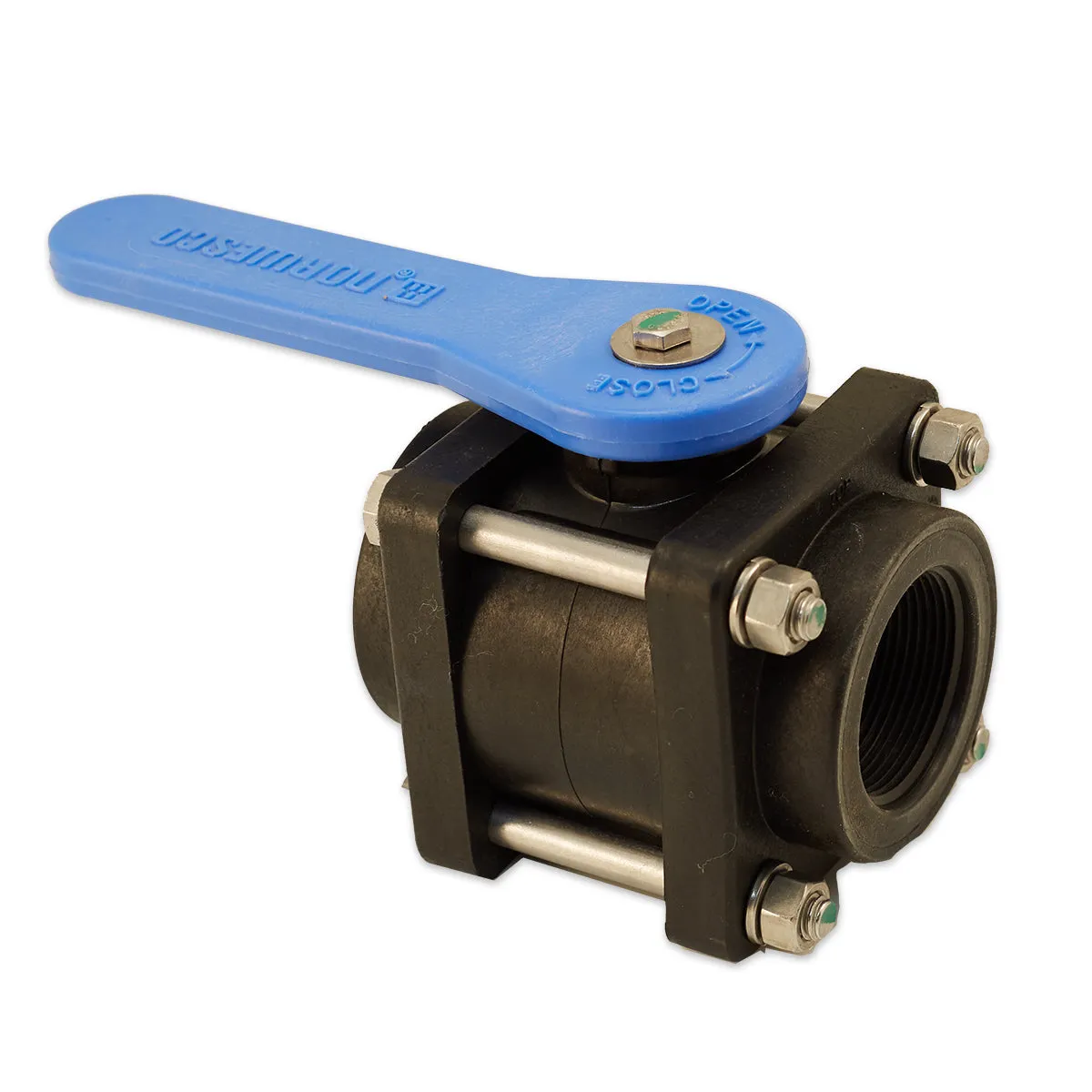 1 1/4" Heavy Duty Plastic Ball Valve