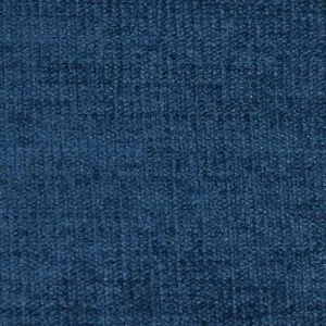 1 3/4 YD PC--Indigo Blue Textured Chenille Home Decorating Fabric