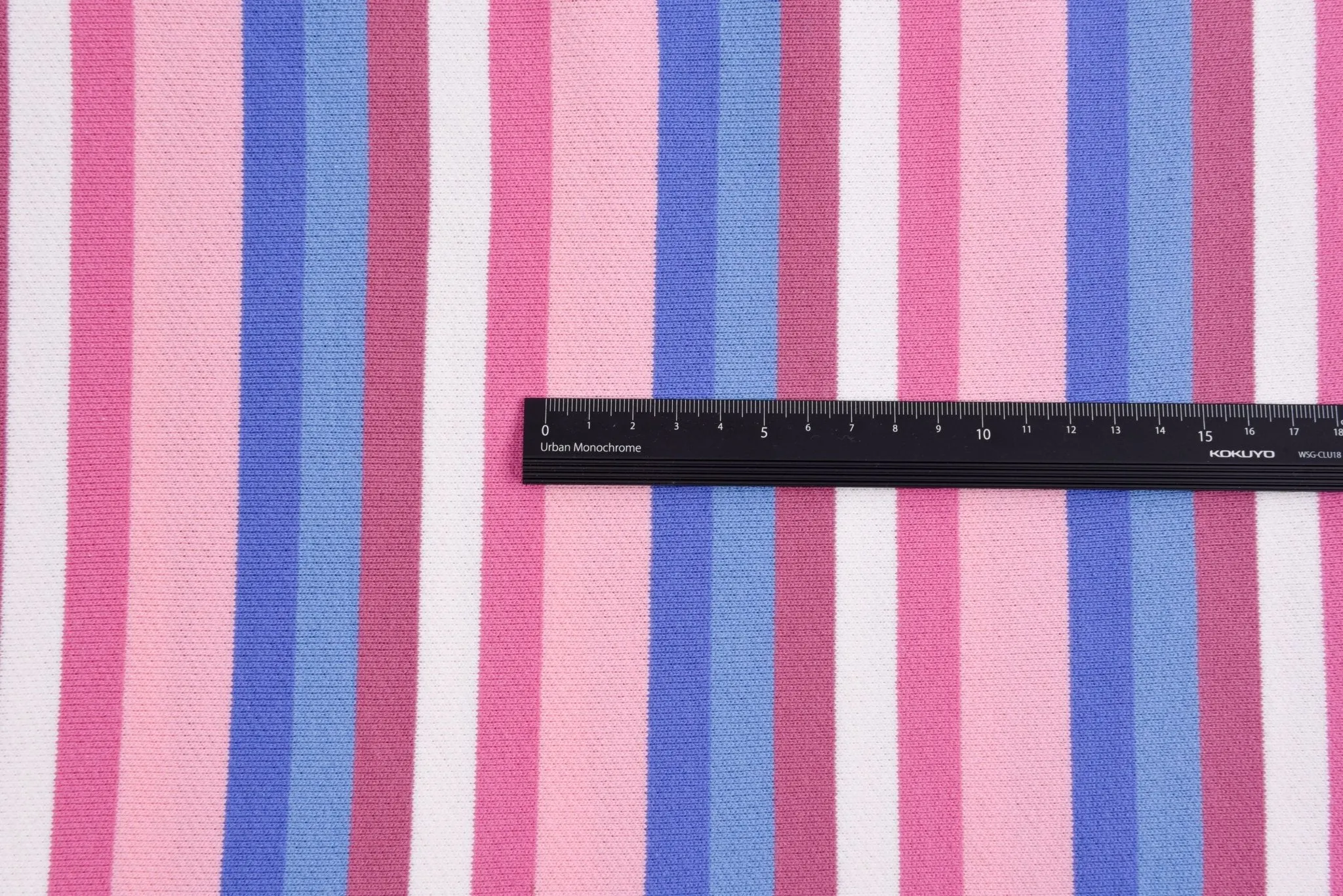 100% Cotton French Terry Yarn Dyed Stripes Fabric - S1042