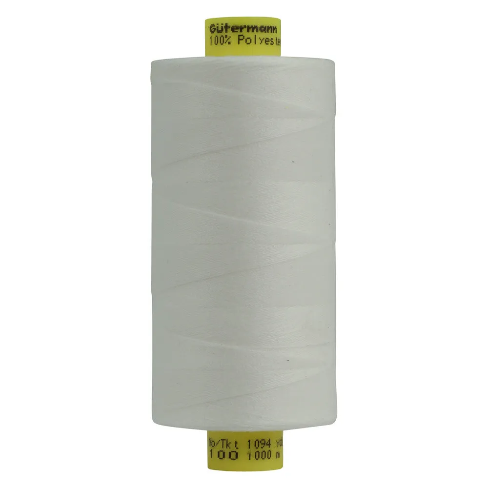 1000m spool of Gutermann MARA 100 Micro Core Technology® 100% polyester thread (Sold per Each)