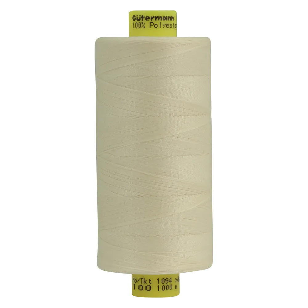 1000m spool of Gutermann MARA 100 Micro Core Technology® 100% polyester thread (Sold per Each)