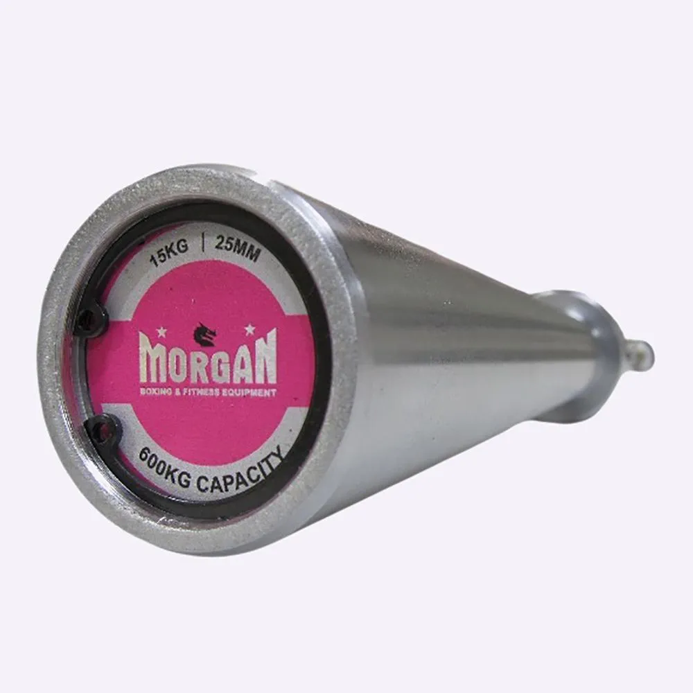 15kg MORGAN LADIES CROSS FUNCTIONAL FITNESS OLYMPIC BARBELL - 600kg Max capacity