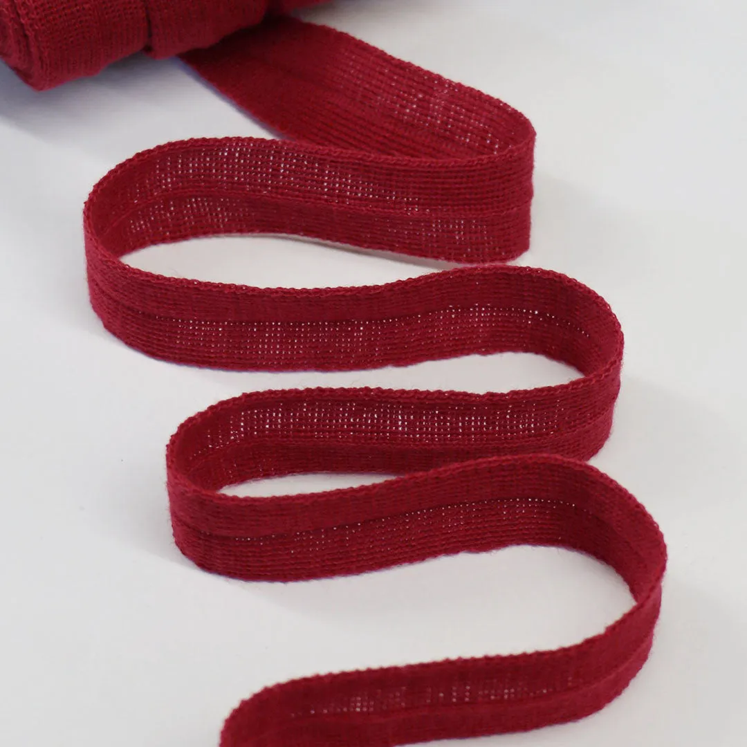 20mm Wool Binding - Red