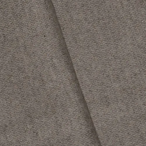 3 3/4 YD PC - Taupe Beige Brushed Wool Blend Texture Woven Home Decorating Fabric