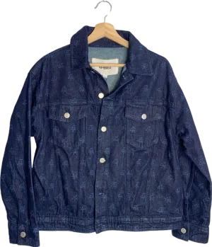 4th & Reckless Blue Wide Oversized Denim Jacket Size 10