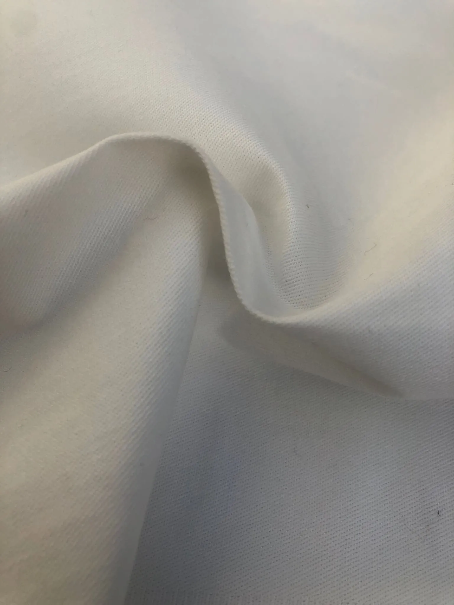 58" PFD White Greige Goods 100% Cotton Heavy Woven Fabric By the Yard