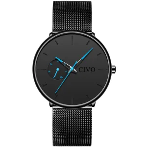 8052C | Quartz Men Watch | Mesh Band