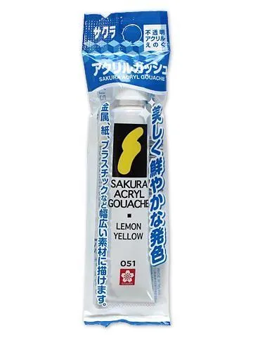 Acryl Gouache(Hook) Lemon Yellow