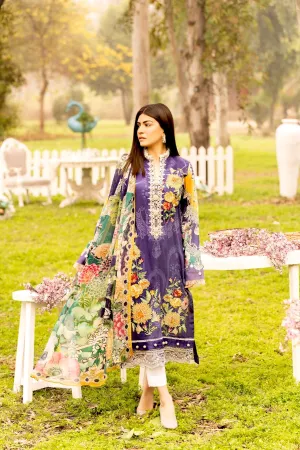 Adans Libas Summer Attire Luxury Lawn Collection – Violet Dreams