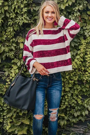 All The Stripe Reasons Chenille Sweater