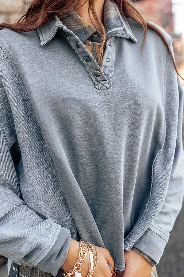 Amazing Style Sweatshirt in Charcoal