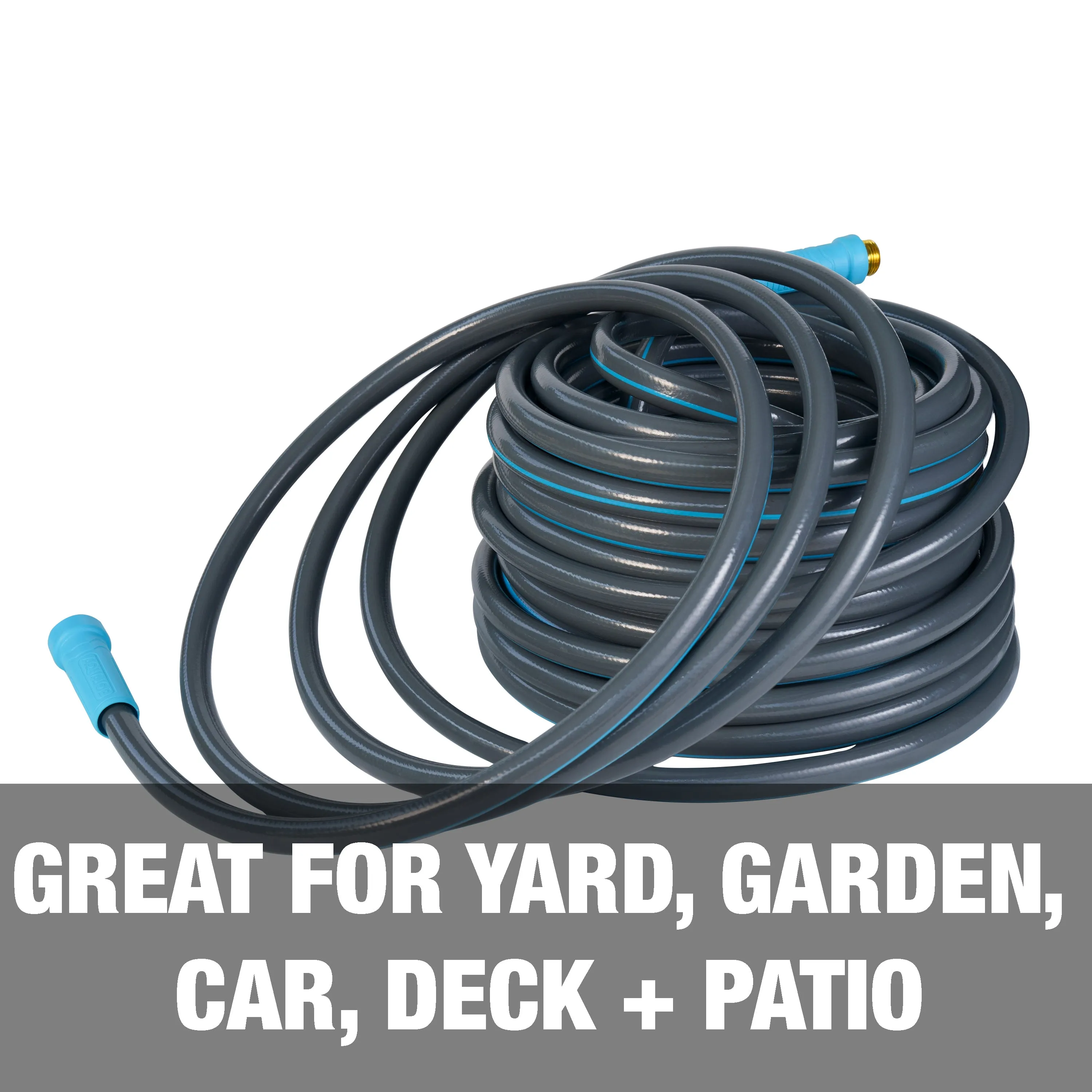 Aqua Joe AJHD120-58 Heavy Duty Garden Hose | Kink Resistant | 120-ft | 5/8-in