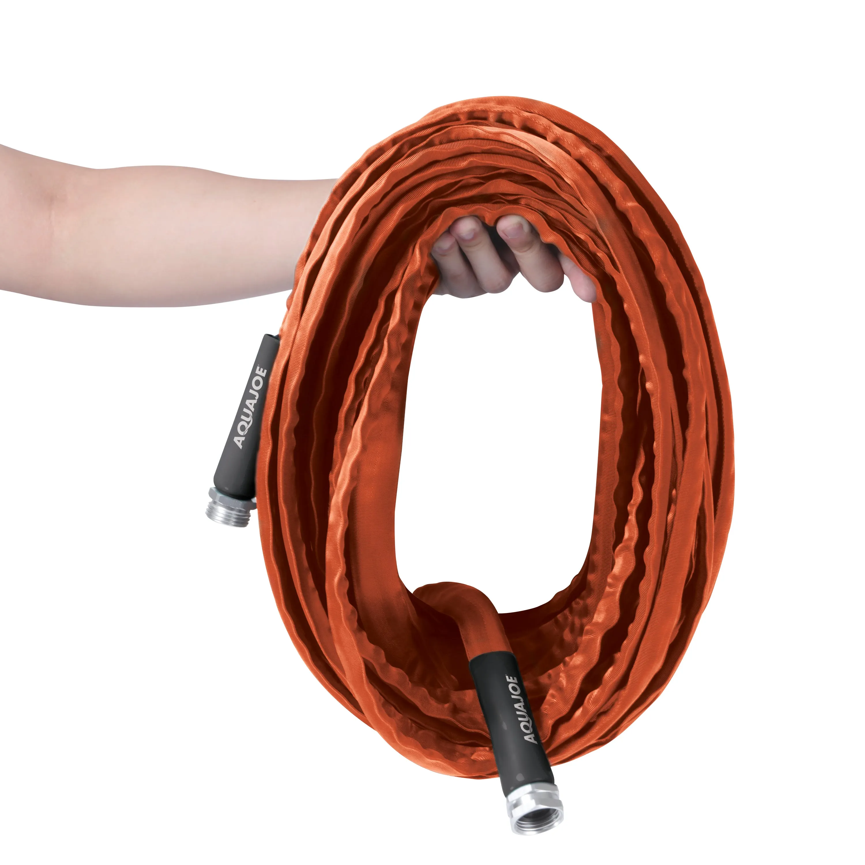 Aqua Joe Contractor Hose Bundle | Includes 75ft Contractor Grade Hose   Mini Oscillating Sprinkler