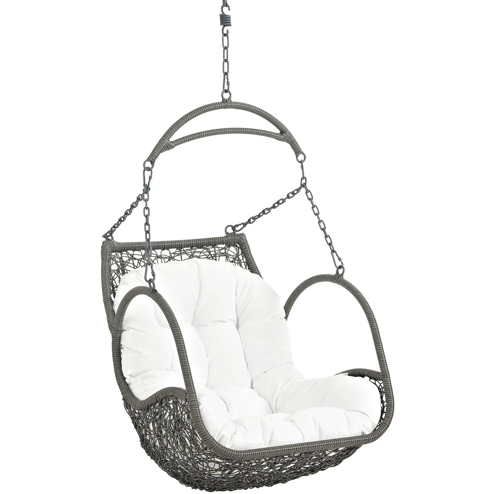 Arbor Outdoor Patio Wood Swing Chair by Modway