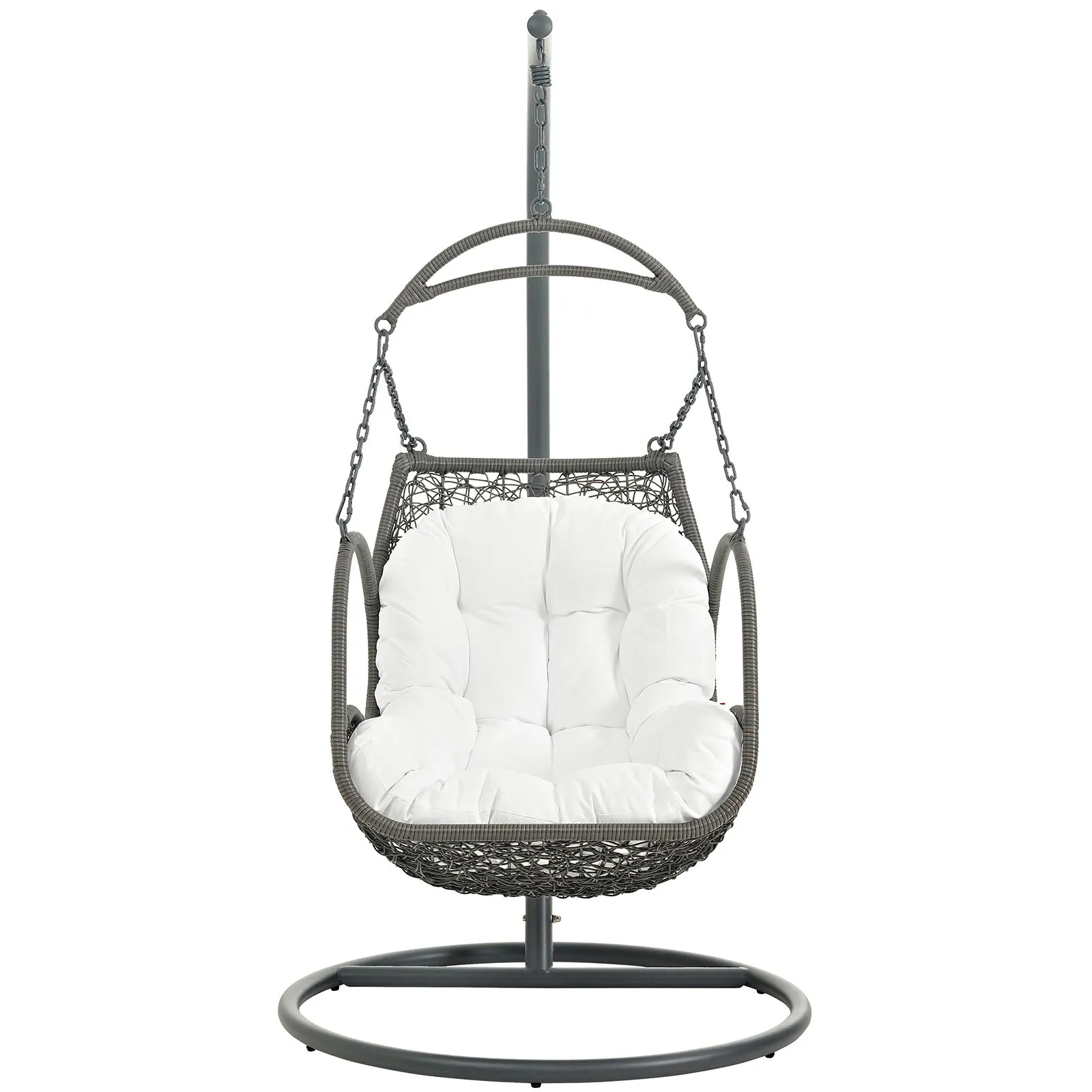 Arbor Outdoor Patio Wood Swing Chair by Modway