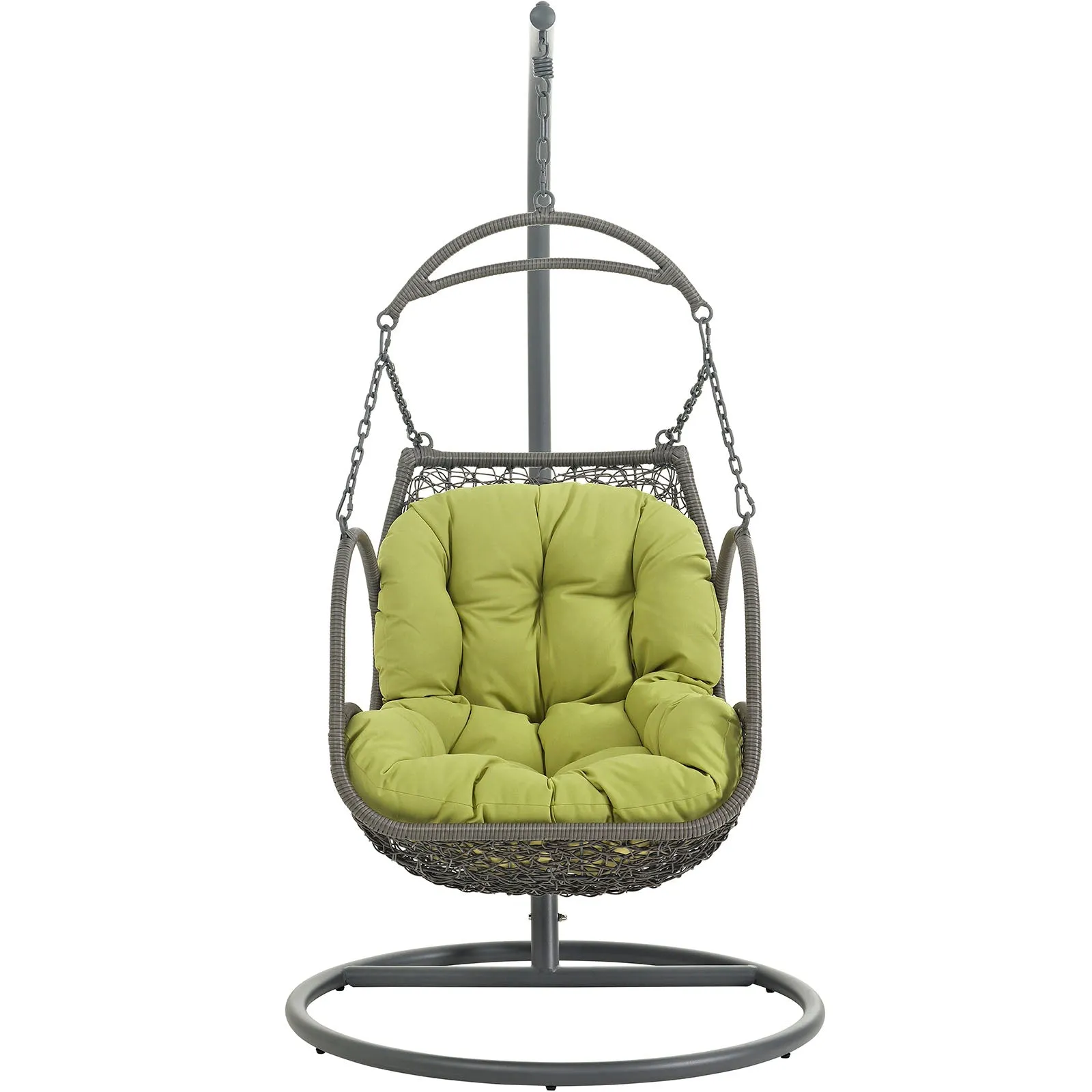 Arbor Outdoor Patio Wood Swing Chair by Modway