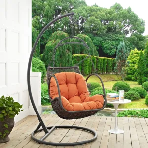 Arbor Outdoor Patio Wood Swing Chair by Modway