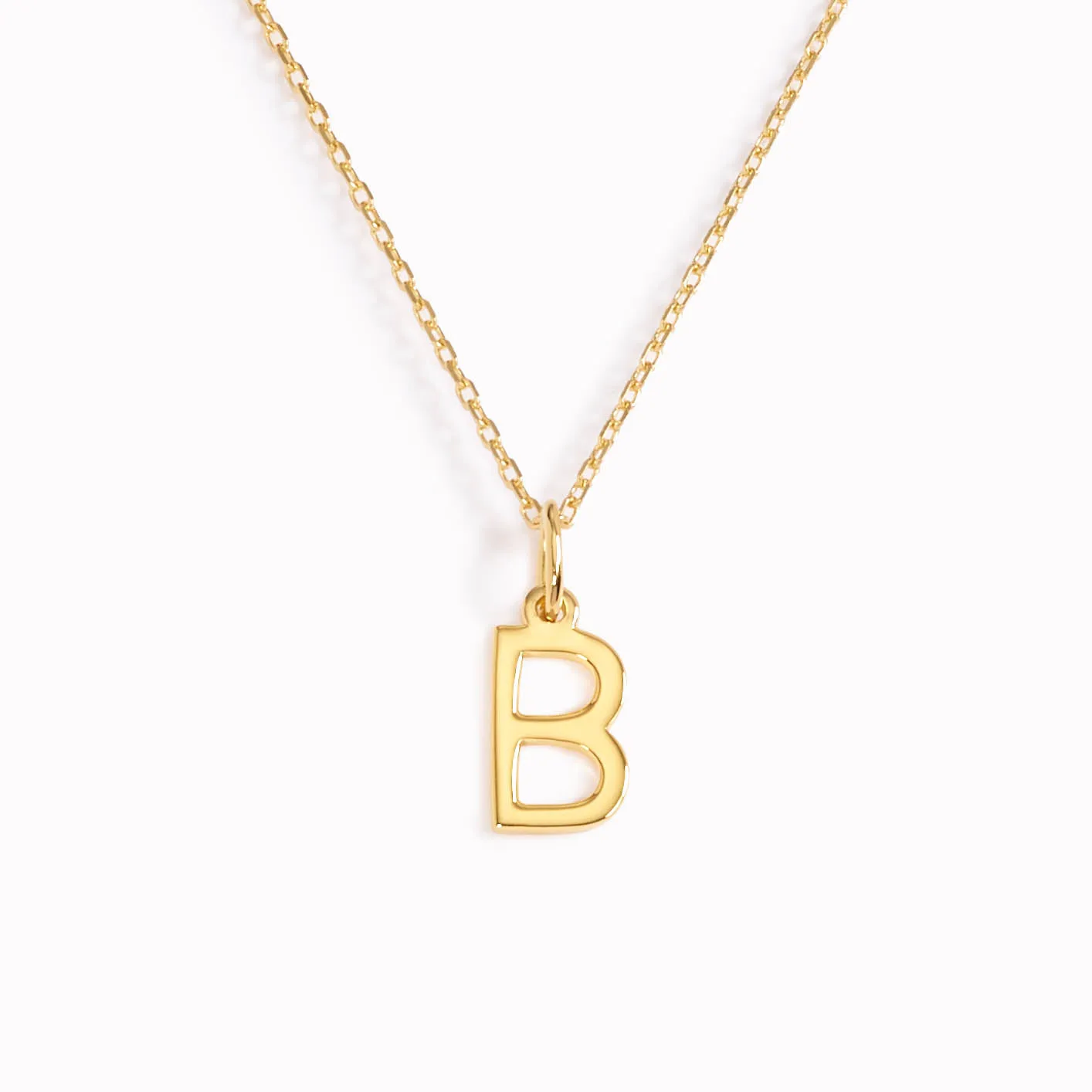 B Necklace / Gold Initial Necklace