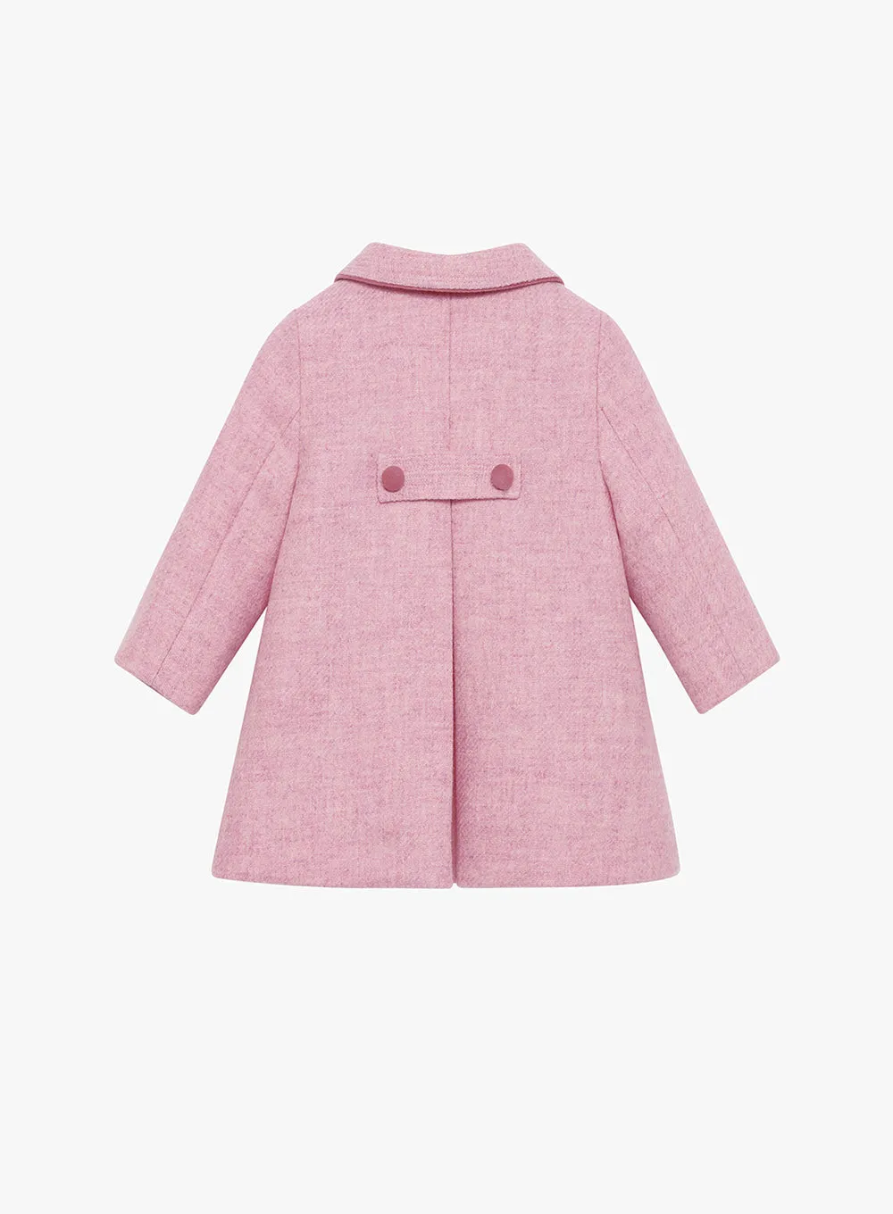 Baby Classic Coat in Pale Pink