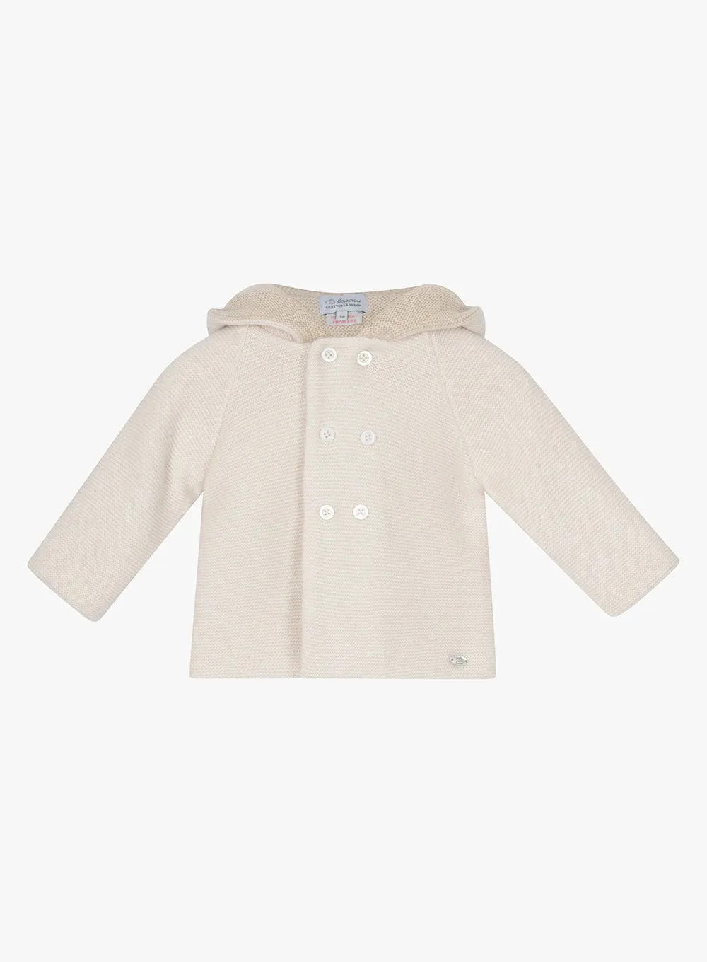 Baby Teddy Coat in Off White