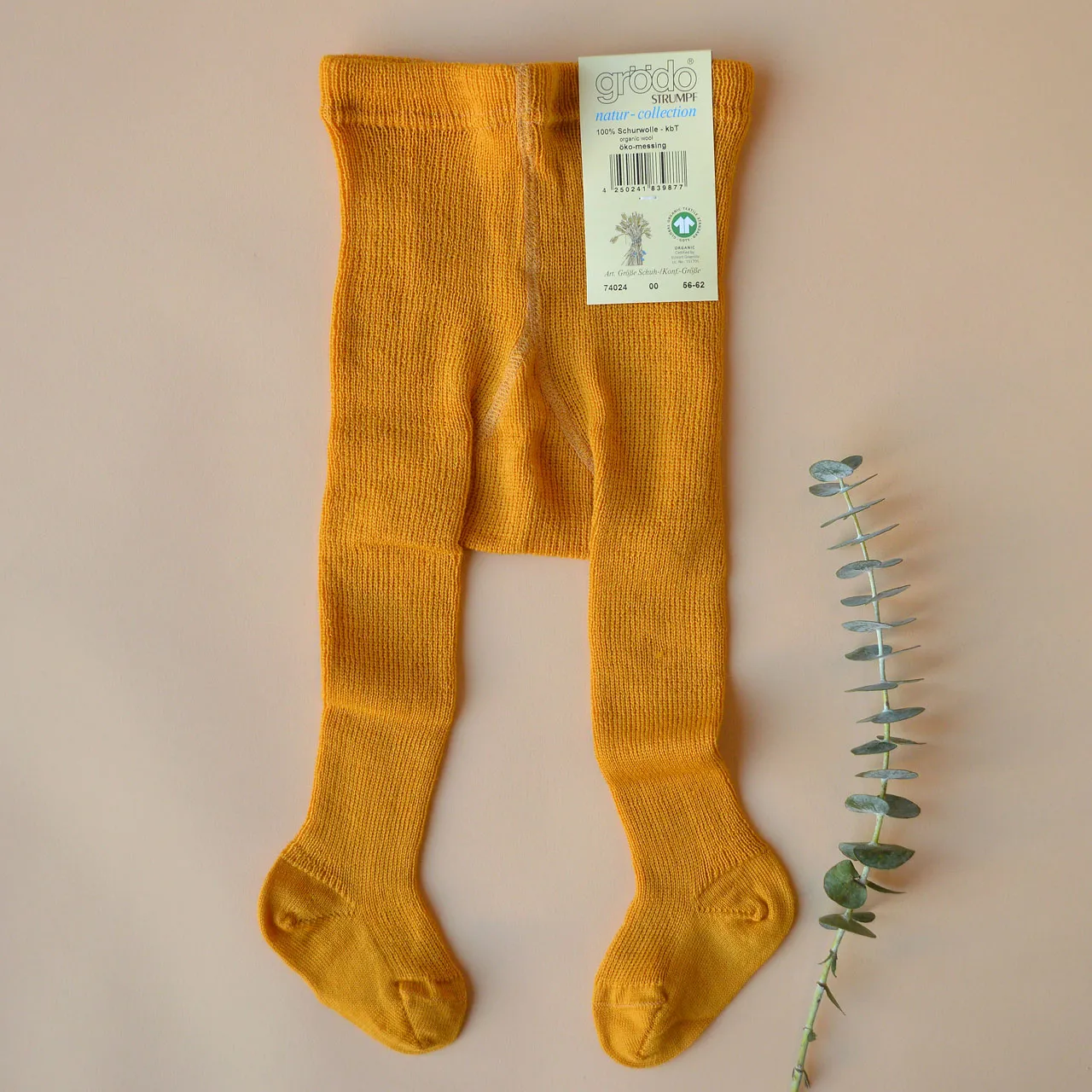 Baby Tights in 100% Organic Merino Wool (0-24m)