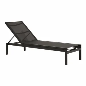 Bala Black Chaise Lounge