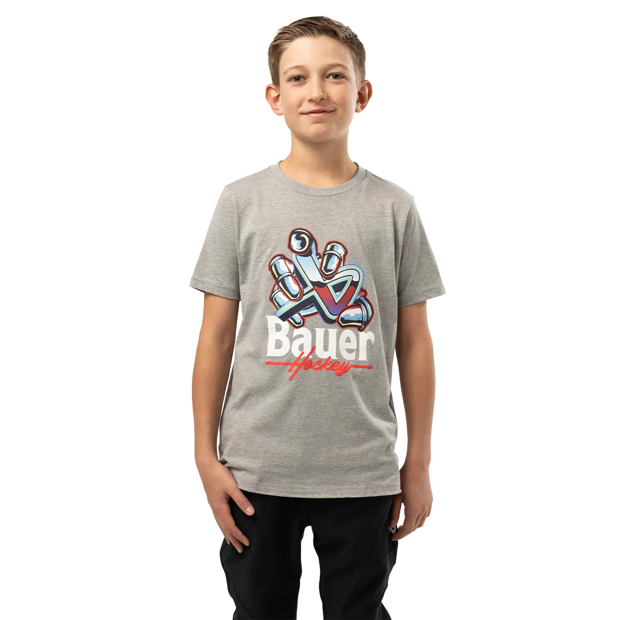 BAUER SHORTSLEEVE ICON GRAB TEE YOUTH