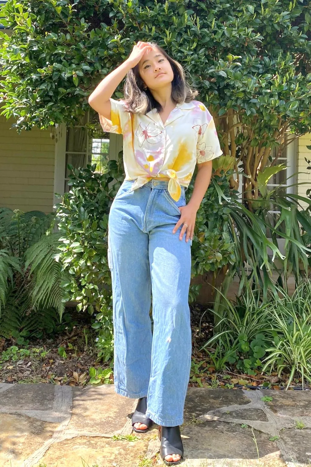 Beach walk button down shirt