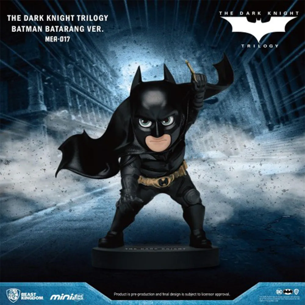 Beast Kingdom MEA-017 DC The Dark Knight Trilogy: Batman Batarang Version Mini Egg Attack Figure