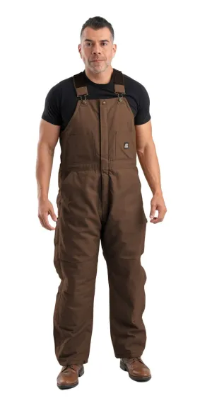 Berne Mens Bark 100% Cotton Deluxe Insulated Bib Overall