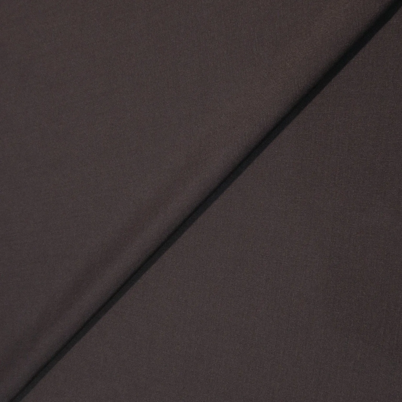 Black Solid Plain Mohair and Wool Tonik Dormeuil Fabric