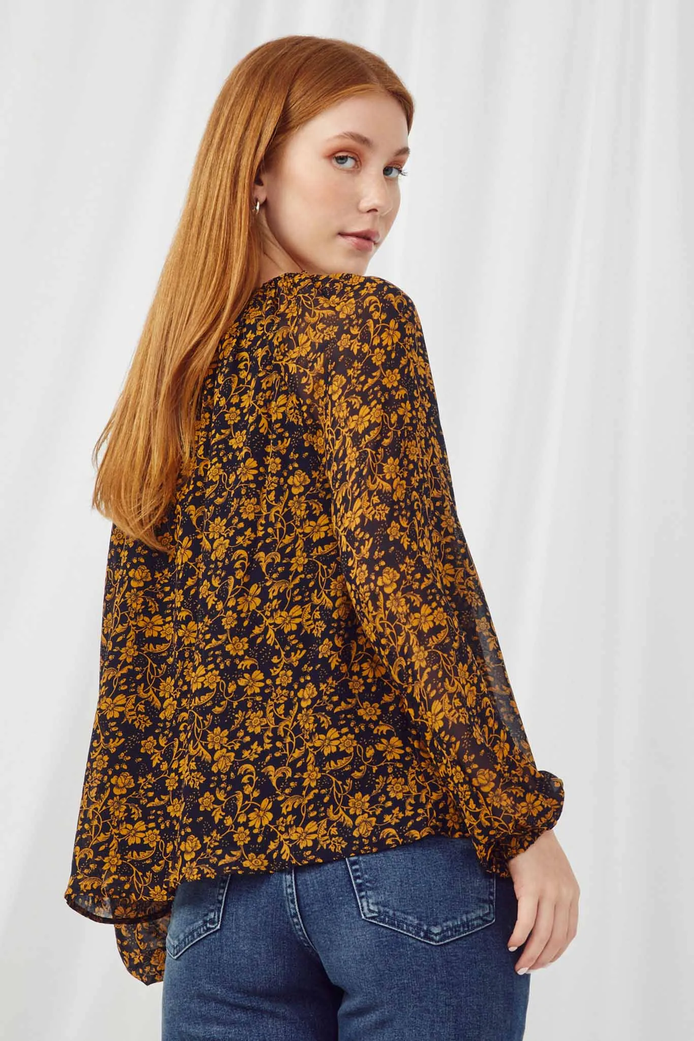 Botanical Print Top