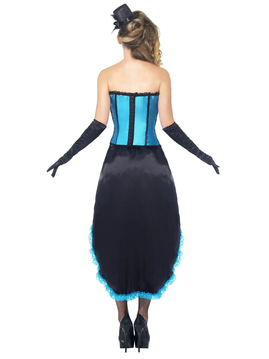 Burlesque Dancer Costume, Blue