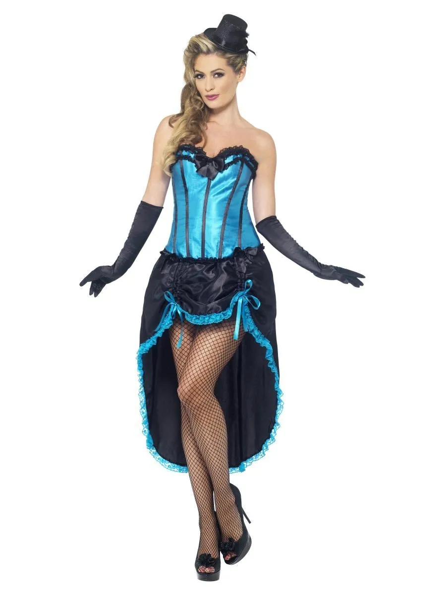 Burlesque Dancer Costume, Blue