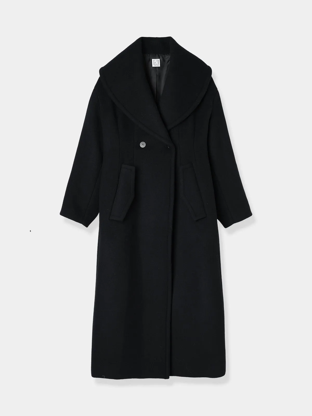 Cape collar Narrow line coat