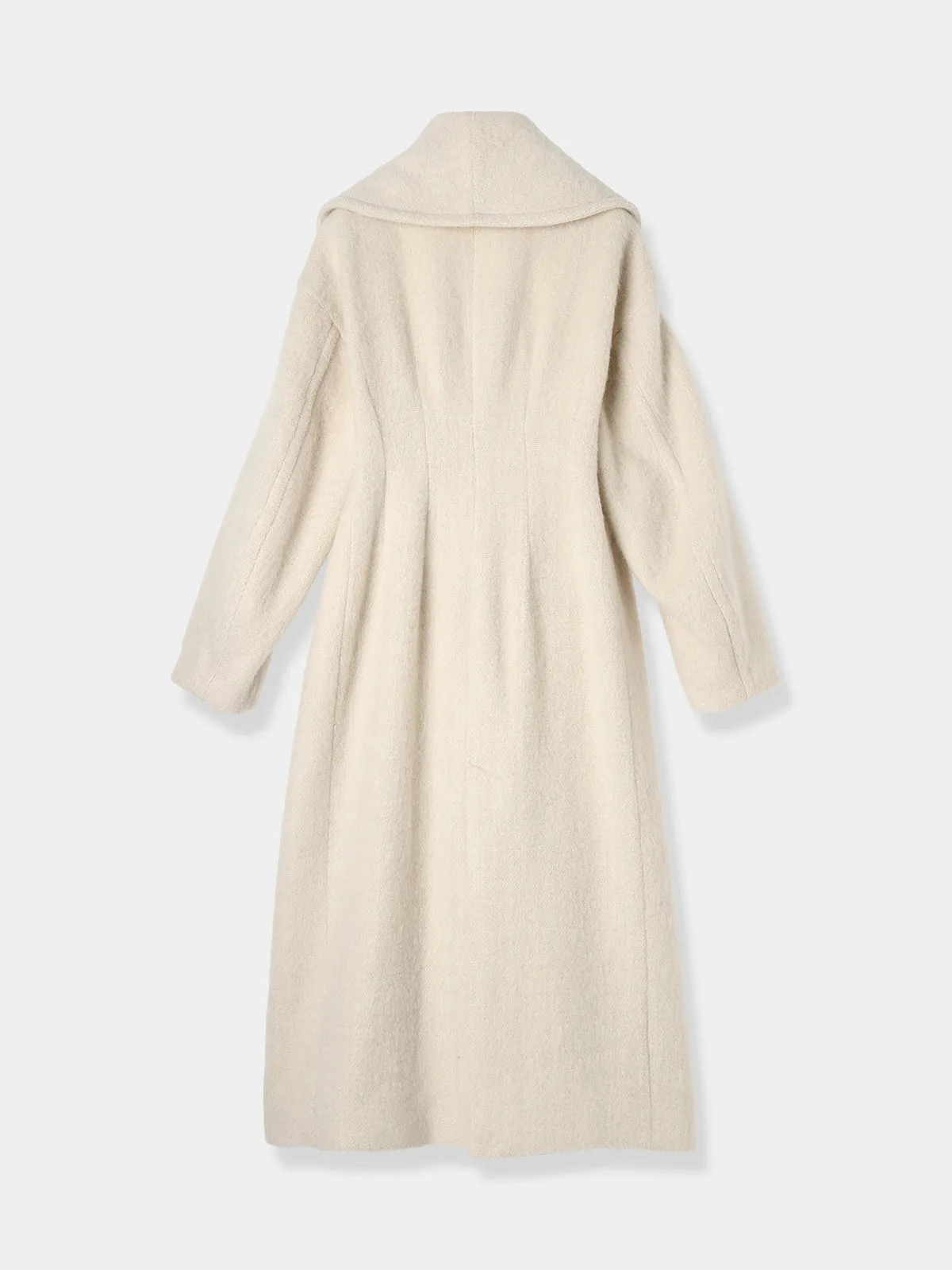 Cape collar Narrow line coat