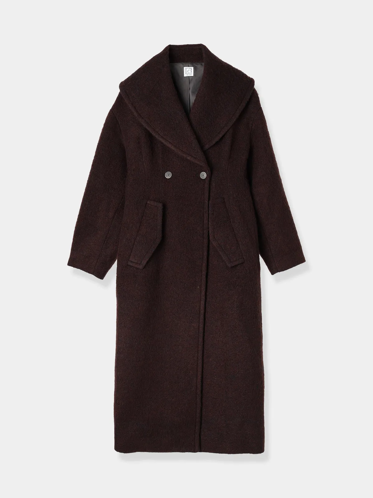 Cape collar Narrow line coat