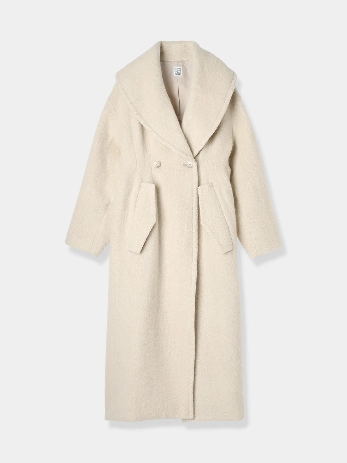 Cape collar Narrow line coat