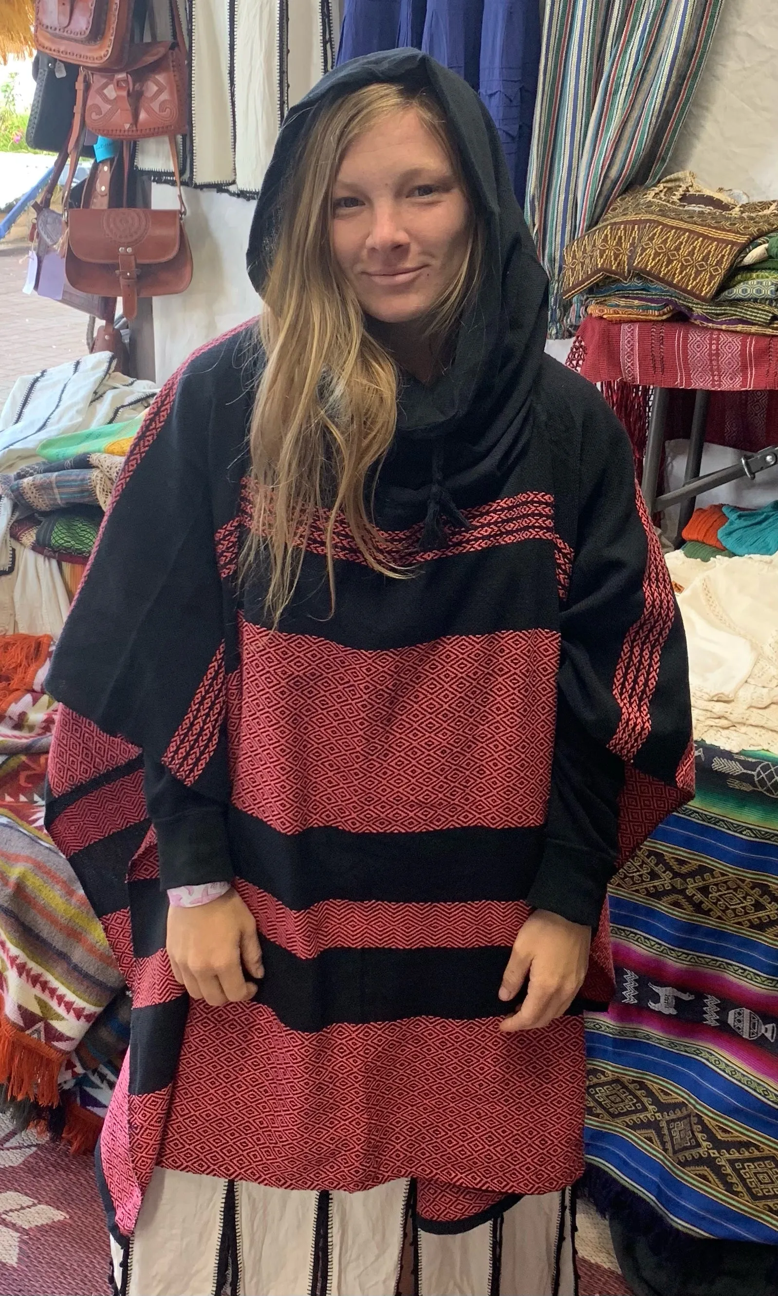 Carmen Cowl Neck Poncho