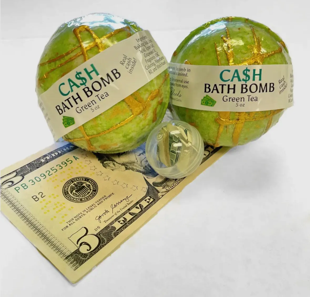 Cash Money Bath Bombs