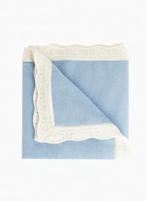 Cashmere Blanket in Blue