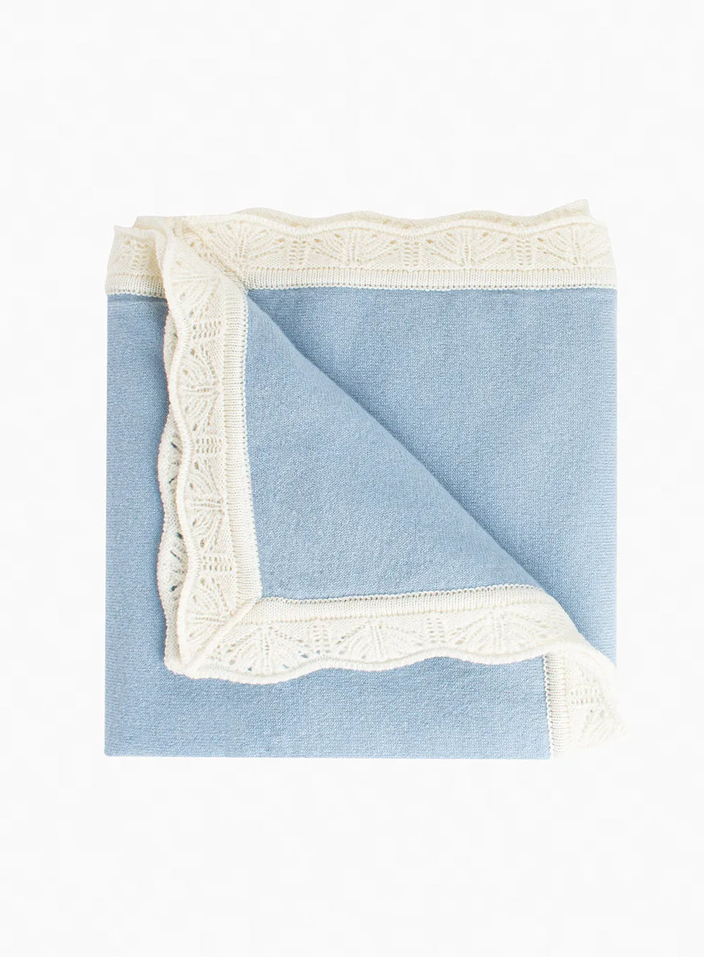 Cashmere Blanket in Blue