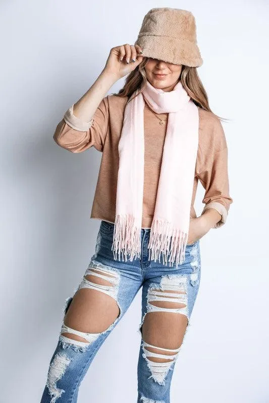 Cashmere Feel Winter Long Scarf