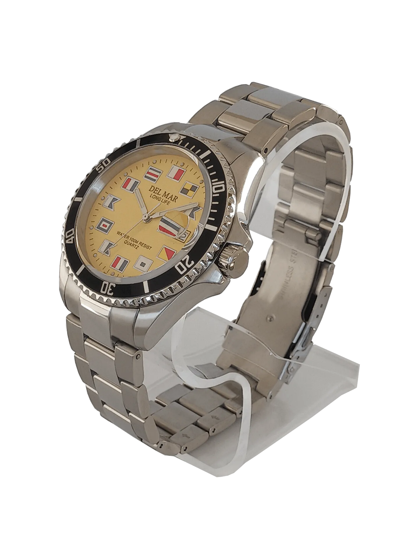 Catalina Sportsband: Men's and Youth Yellow Face, 46mm, 100m Water Resistant #50376