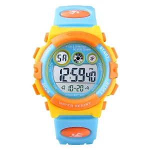 Children Water/Shock Resistant Sport Watch-Stop Watch, Calendar, Alarm