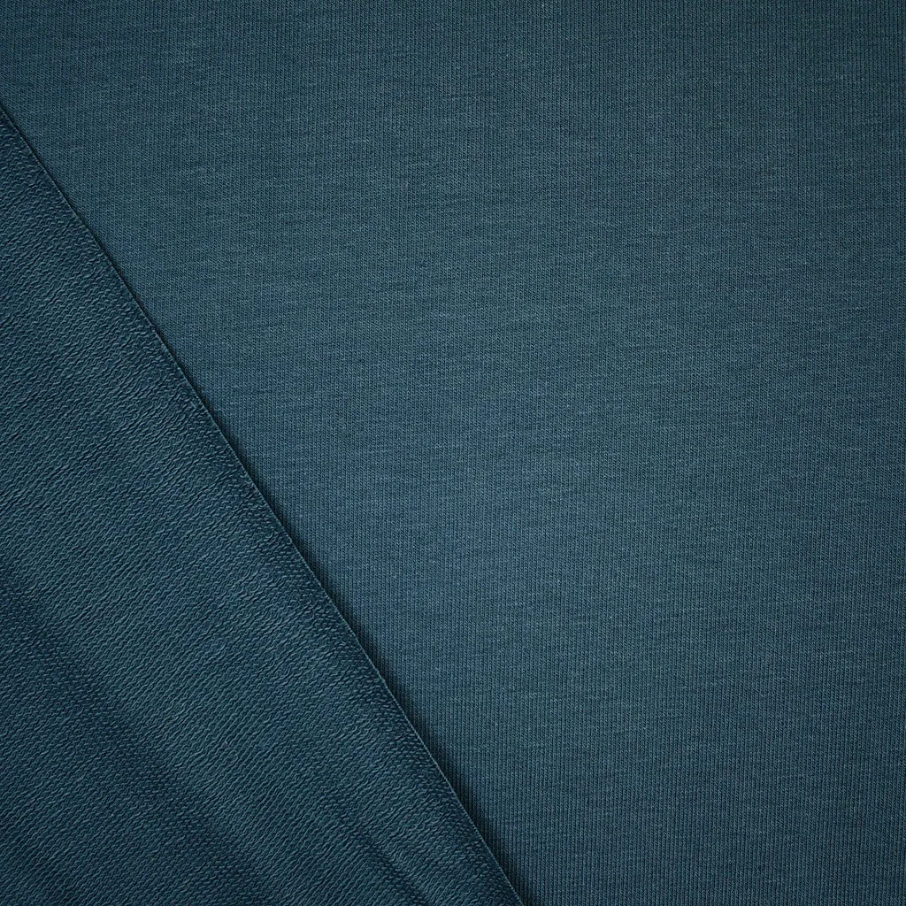 Classic Cotton Jersey French Terry Solid Ocean