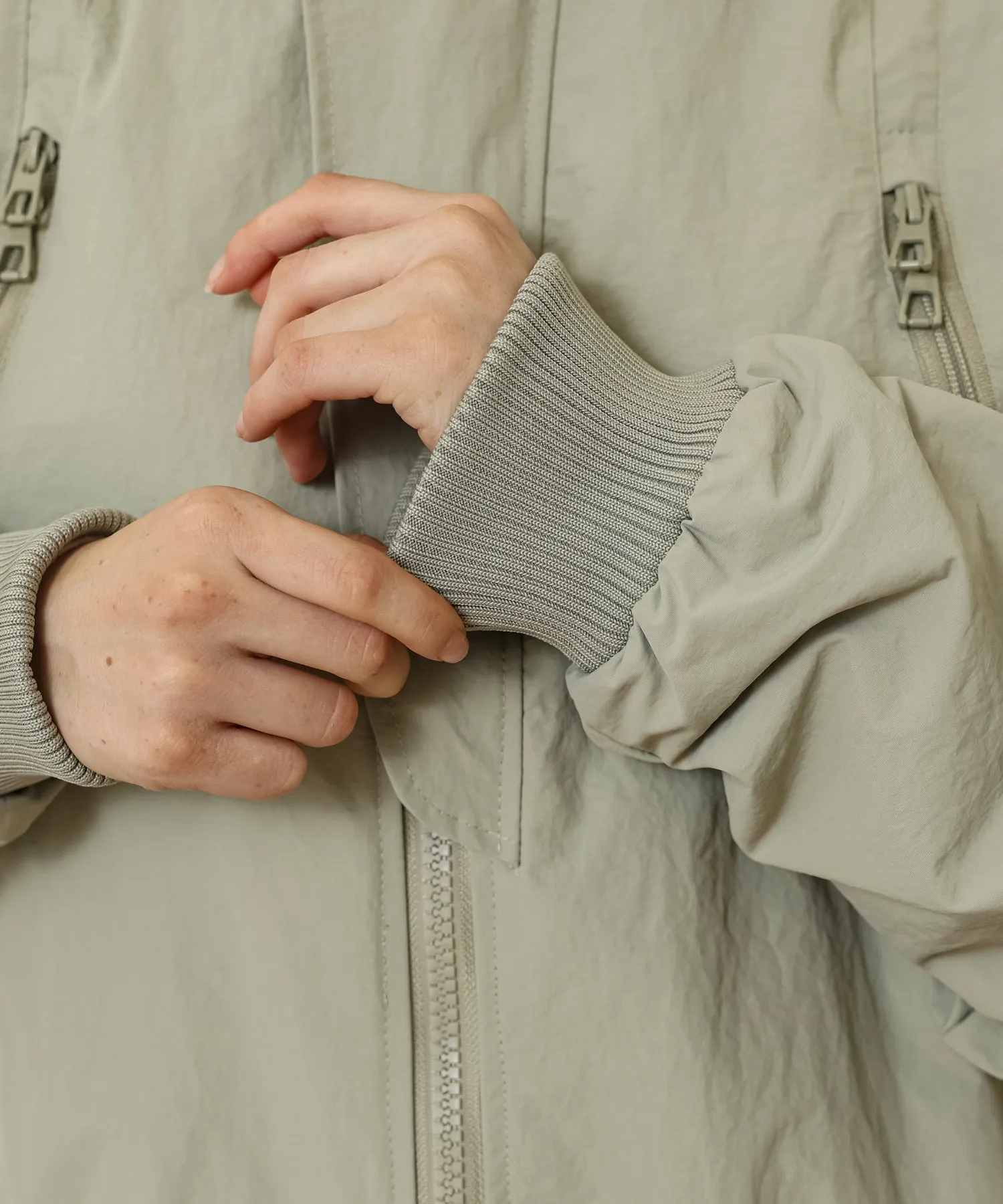 compact baseball blouson