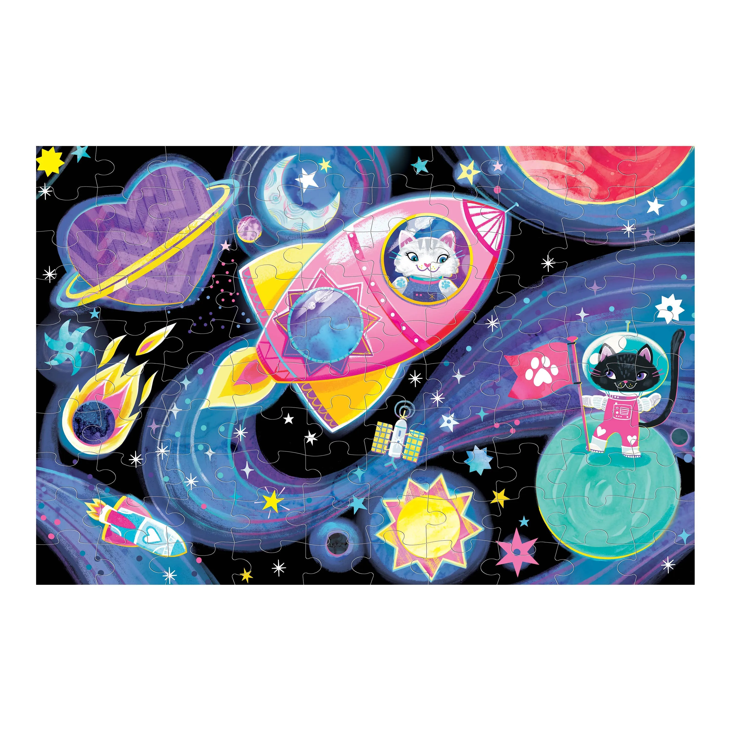 Cosmic Dreams 100 Piece Glow in the Dark Puzzle`