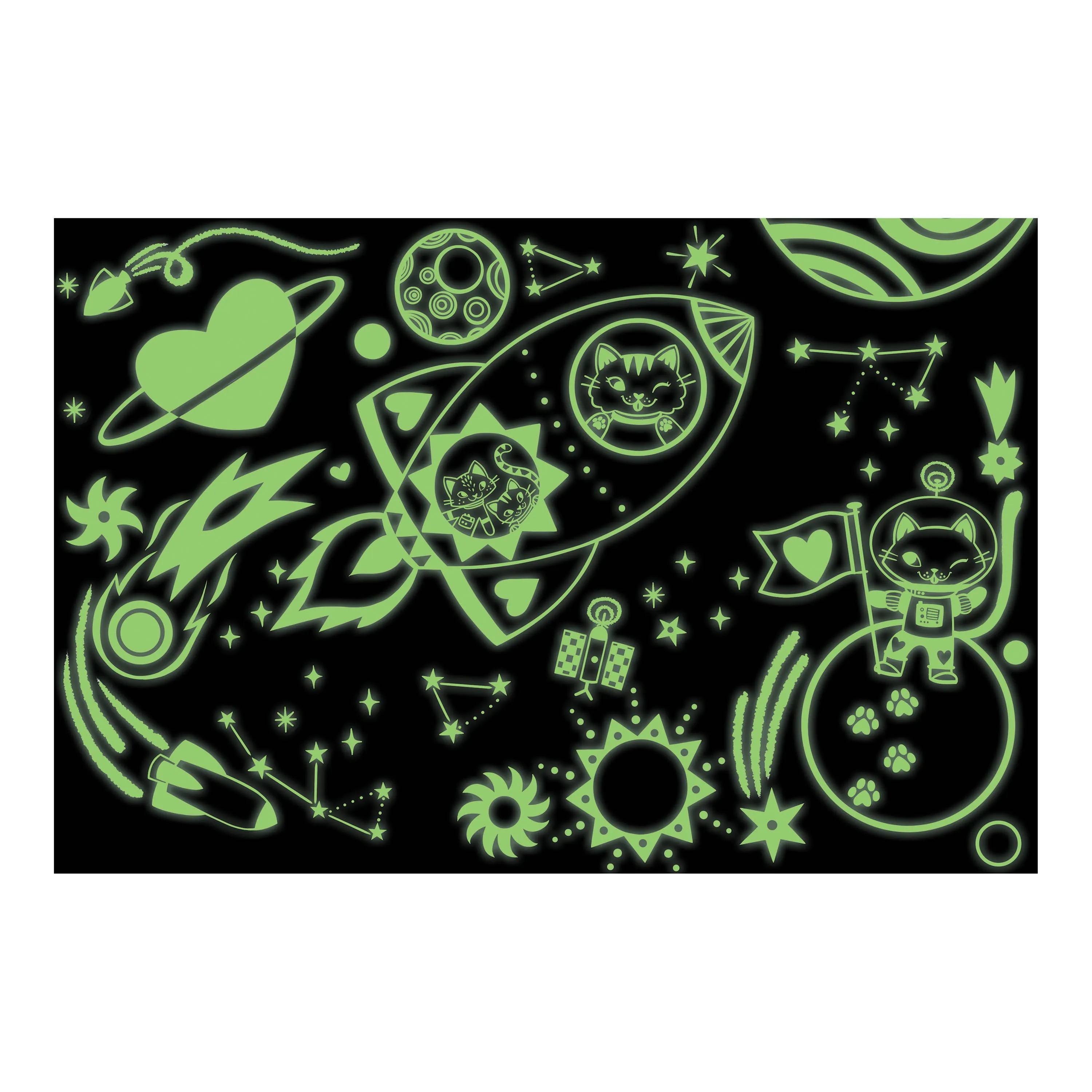 Cosmic Dreams 100 Piece Glow in the Dark Puzzle`